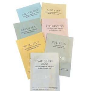 BELLAME 7 Day Refresh Collagen Mask Variety Pack With Baobab Oil NIB x 7 MASKS